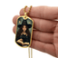 Spellbinding Witch with Black Cat Necklace