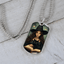 Spellbinding Witch with Black Cat Necklace