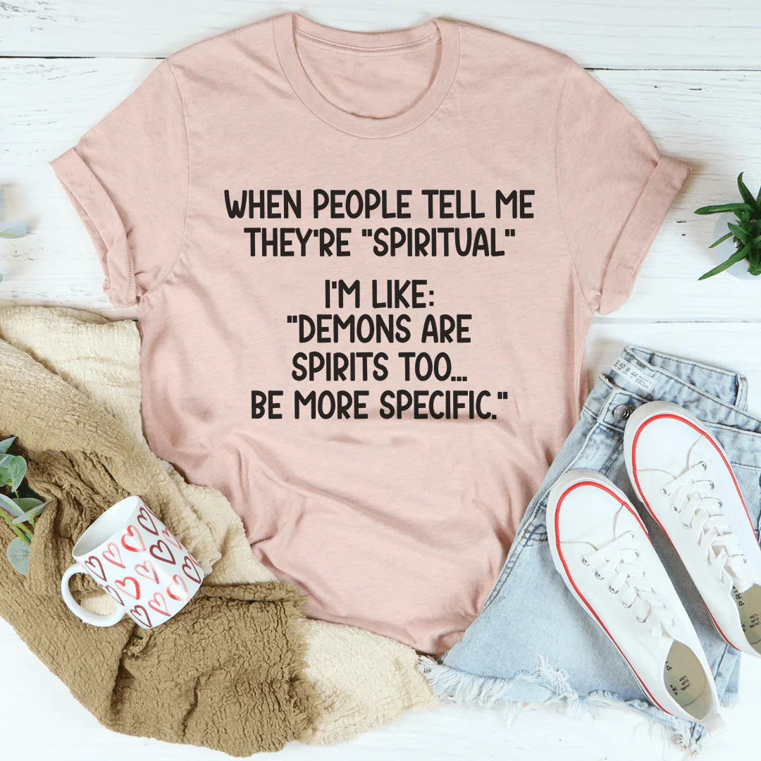 Camiseta de gente espiritual