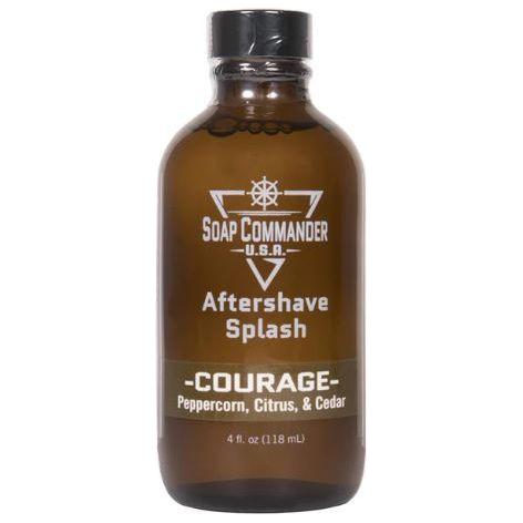 Soap Commander Courage Après-Rasage Splash - 4 Oz