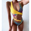 Stylish High-Waisted Crisscross Bikini Set for Women - Korvel