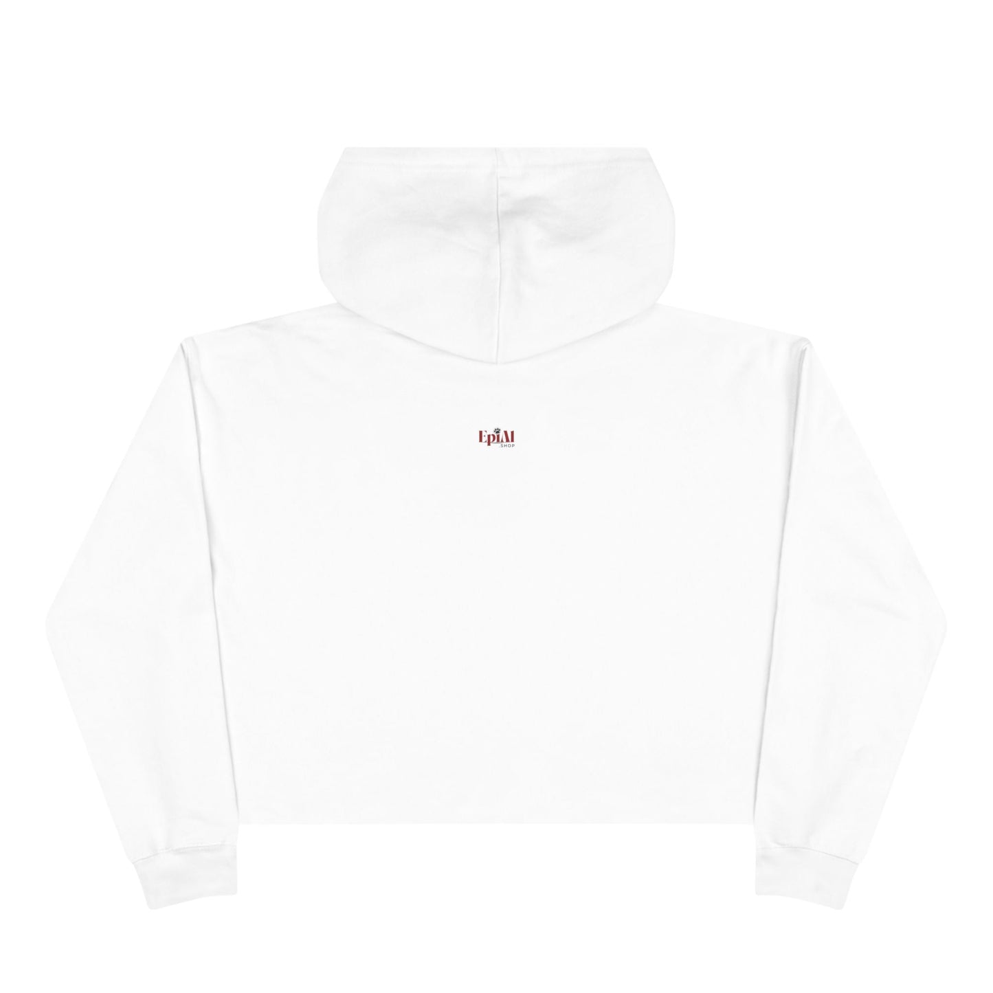 Spooky Cat Crop Hoodie for Women