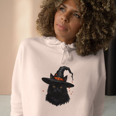 Sudadera Cortada de Gato Espeluznante para Mujeres
