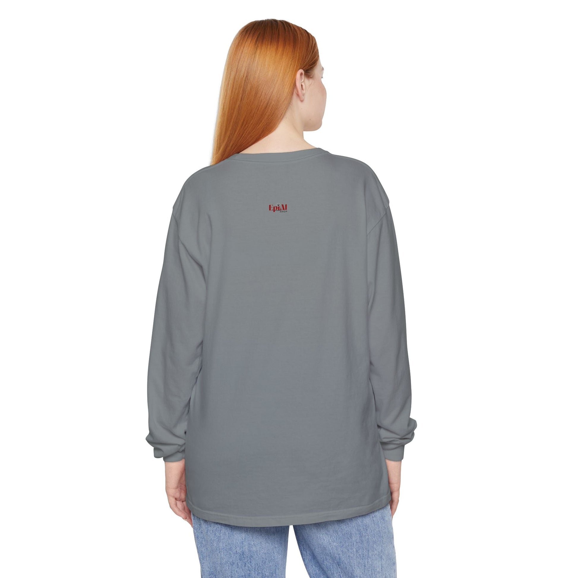 Whimsical Grim Reaper Cat Long-Sleeve Tee – Ideal for Halloween Lovers - Korvel