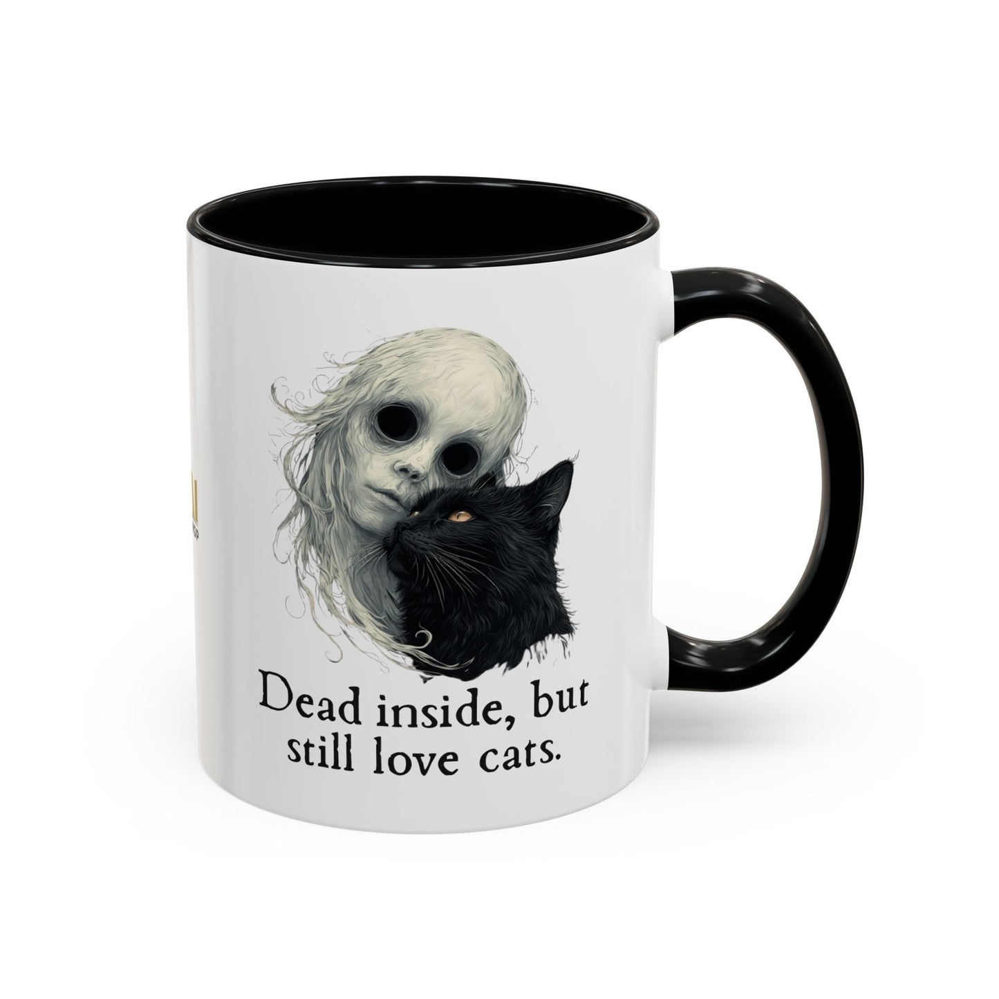 Spooky Dead Inside Cat Lover Mug
