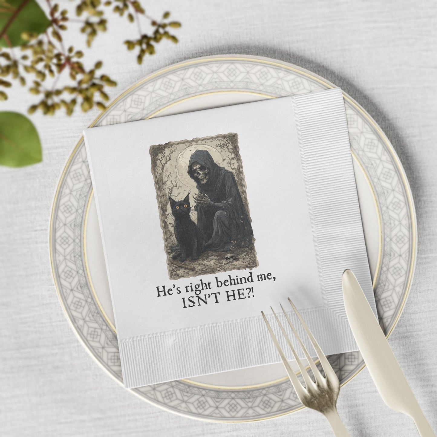Servilletas de Halloween Espeluznantes para Reuniones Festivas