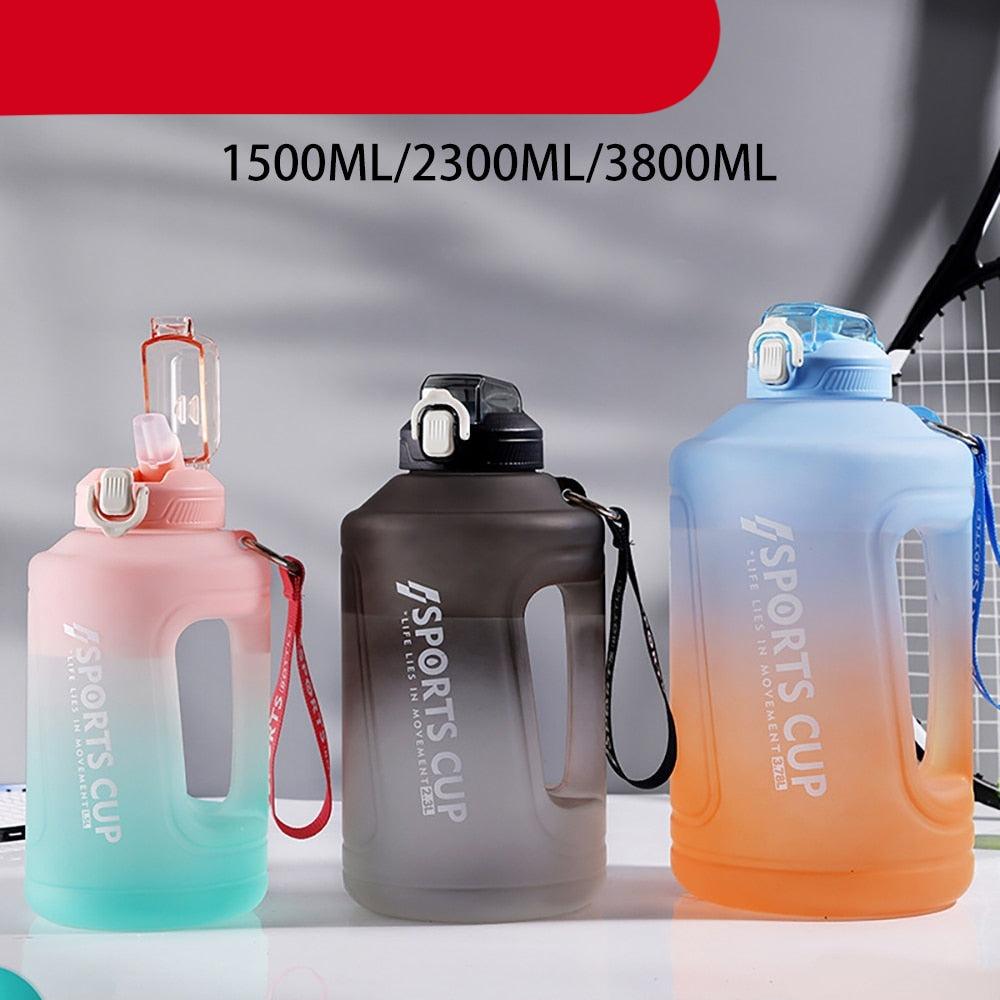 Hydration Hero: 2L Sports Water Bottle with Straw - Perfect for Fitness & Outdoor Adventures - Korvel