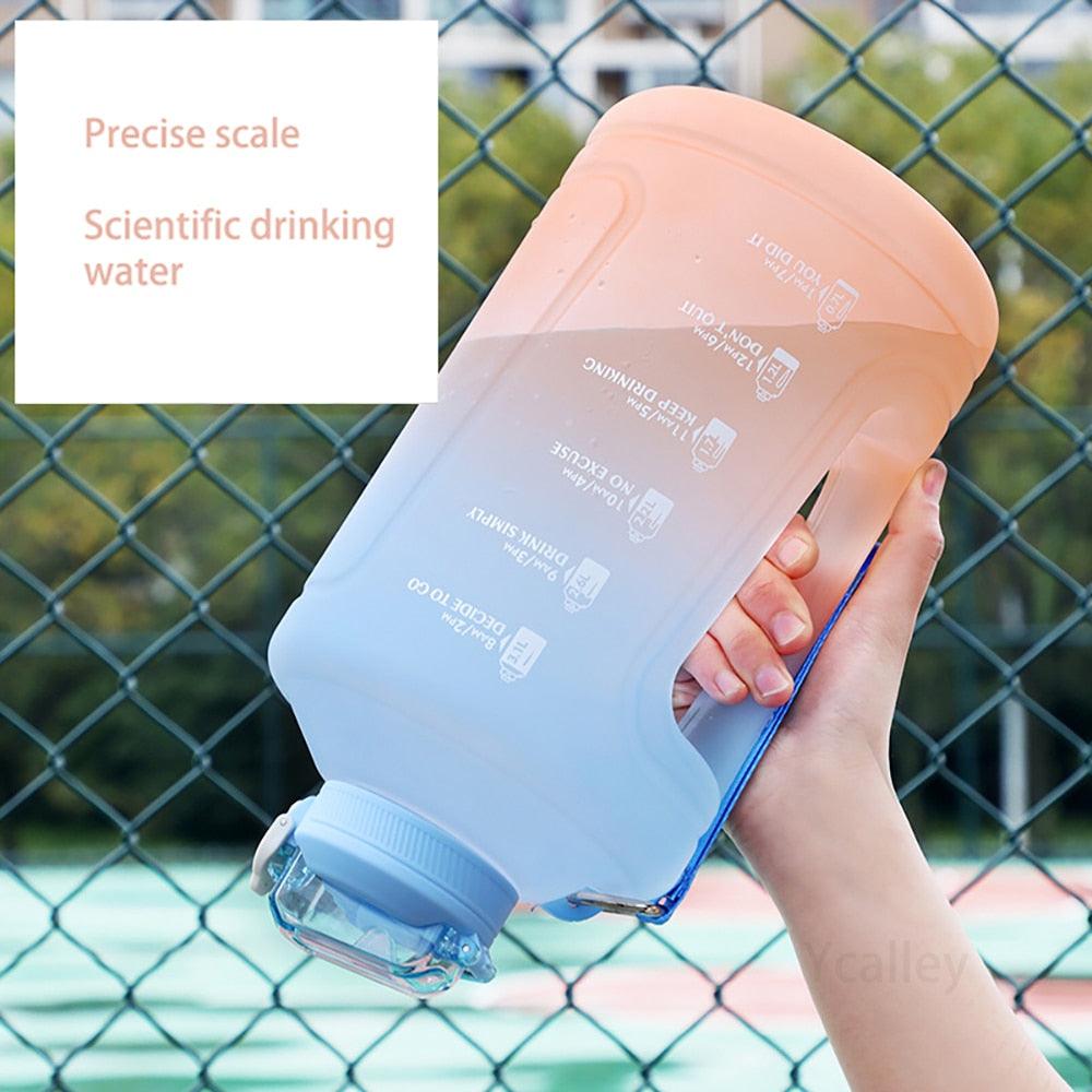 Hydration Hero: 2L Sports Water Bottle with Straw - Perfect for Fitness & Outdoor Adventures - Korvel