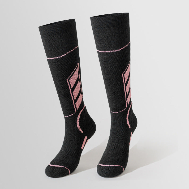 Sport's House Sports Parent Tube Thickened Woolen Hoop Mountaineering Merino Wool Skiing Socks - Korvel