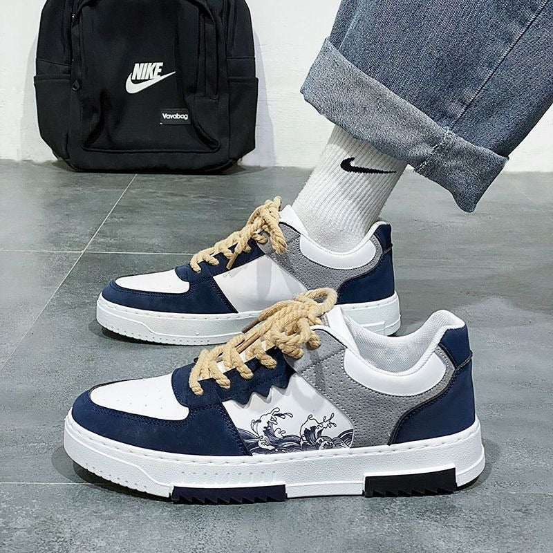 Sports and leisure low cut men's shoes board shoes - Korvel