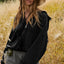 Sports hoodie zipper drawstring long sleeved top jacket - Korvel