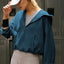 Sports hoodie zipper drawstring long sleeved top jacket - Korvel