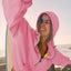 Sports hoodie zipper drawstring long sleeved top jacket - Korvel