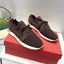 Sports shoes with lace up fly weave breathable casual thick soled shoes - Korvel