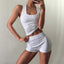 Ensemble de camisole de style sportif premium en deux pièces