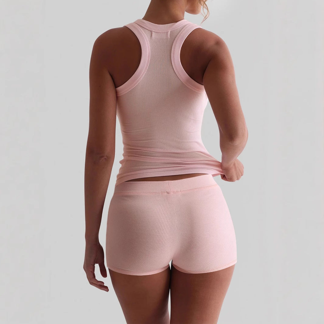 Ensemble de camisole de style sportif premium en deux pièces