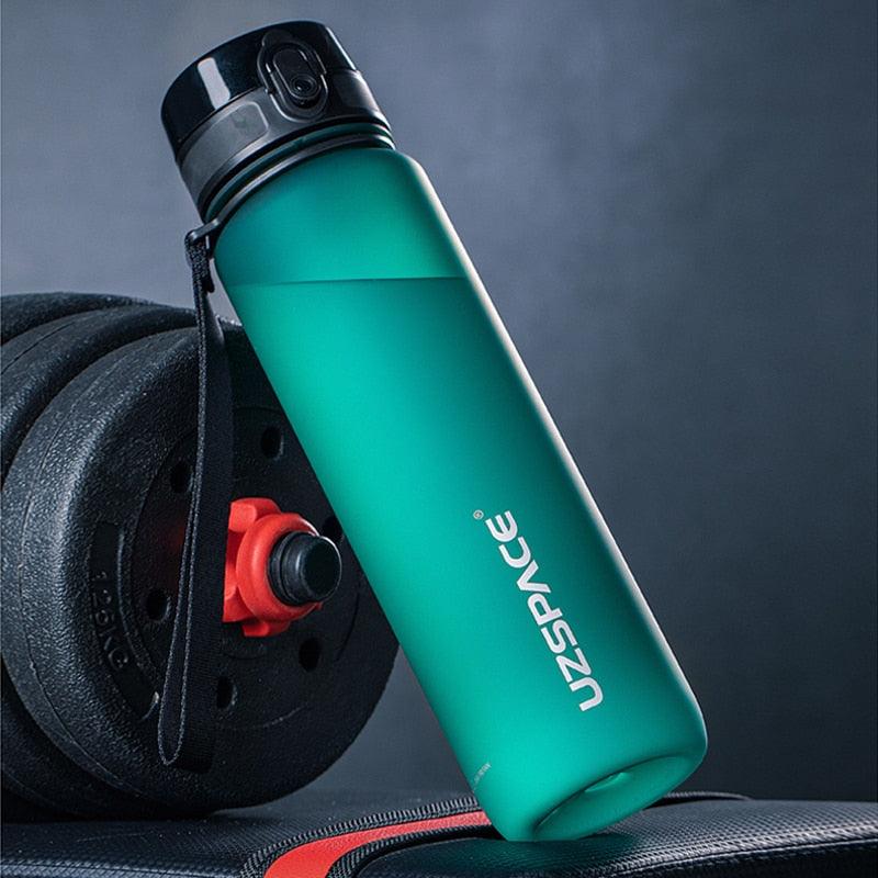Premium Sports Water Bottle with Time Marker - Eco-Friendly & Leakproof