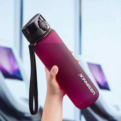 Premium Sports Water Bottle with Time Marker - Eco-Friendly & Leakproof