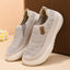 Spring and autumn new old Beijing cloth shoes women's single shoes soft sole comfortable slip-on mother shoes thick sole non-slip casual shoes women - Korvel