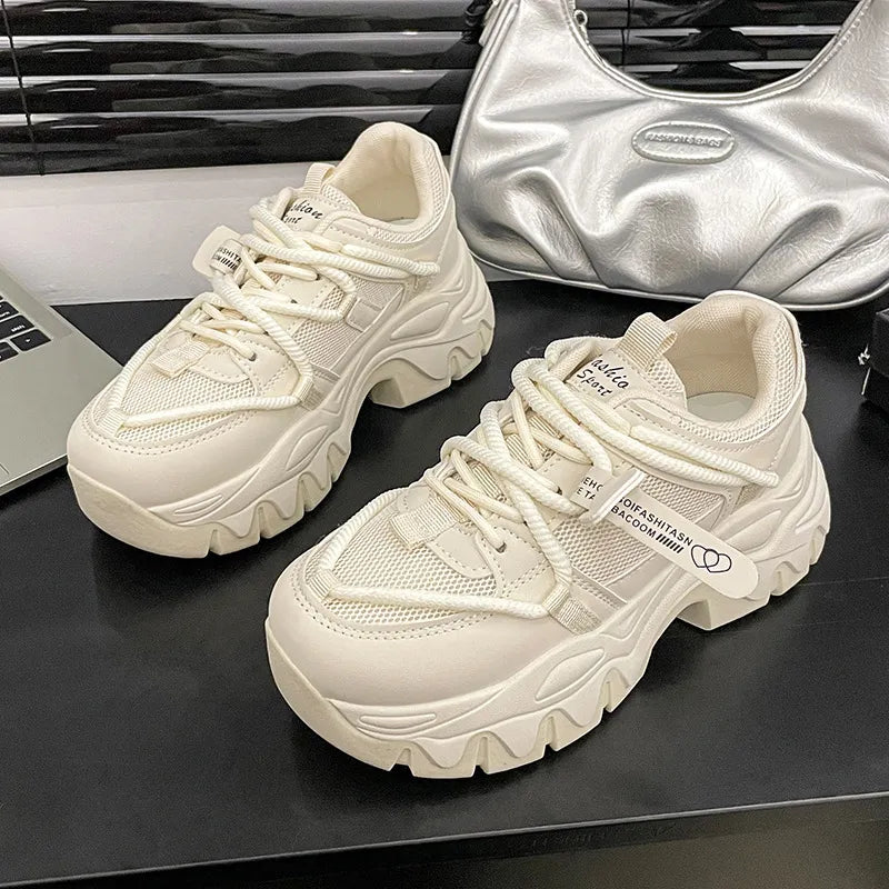 Ultra Soft Height Increasing Sneakers for Spring and Autumn