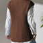 V-Neck Hand Hook Flower Splicing Sweater