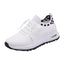 Spring and summer new women's shoes with soft soles, durable and lightweight, white shoes, fashionable and trendy, fly woven mesh running shoes, casual shoes - Korvel
