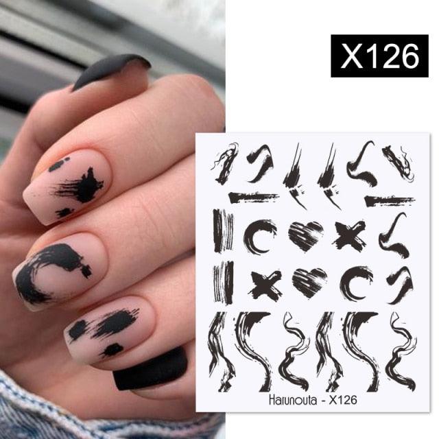 Spring Green Theme Water Decal Stickers for Nail Art