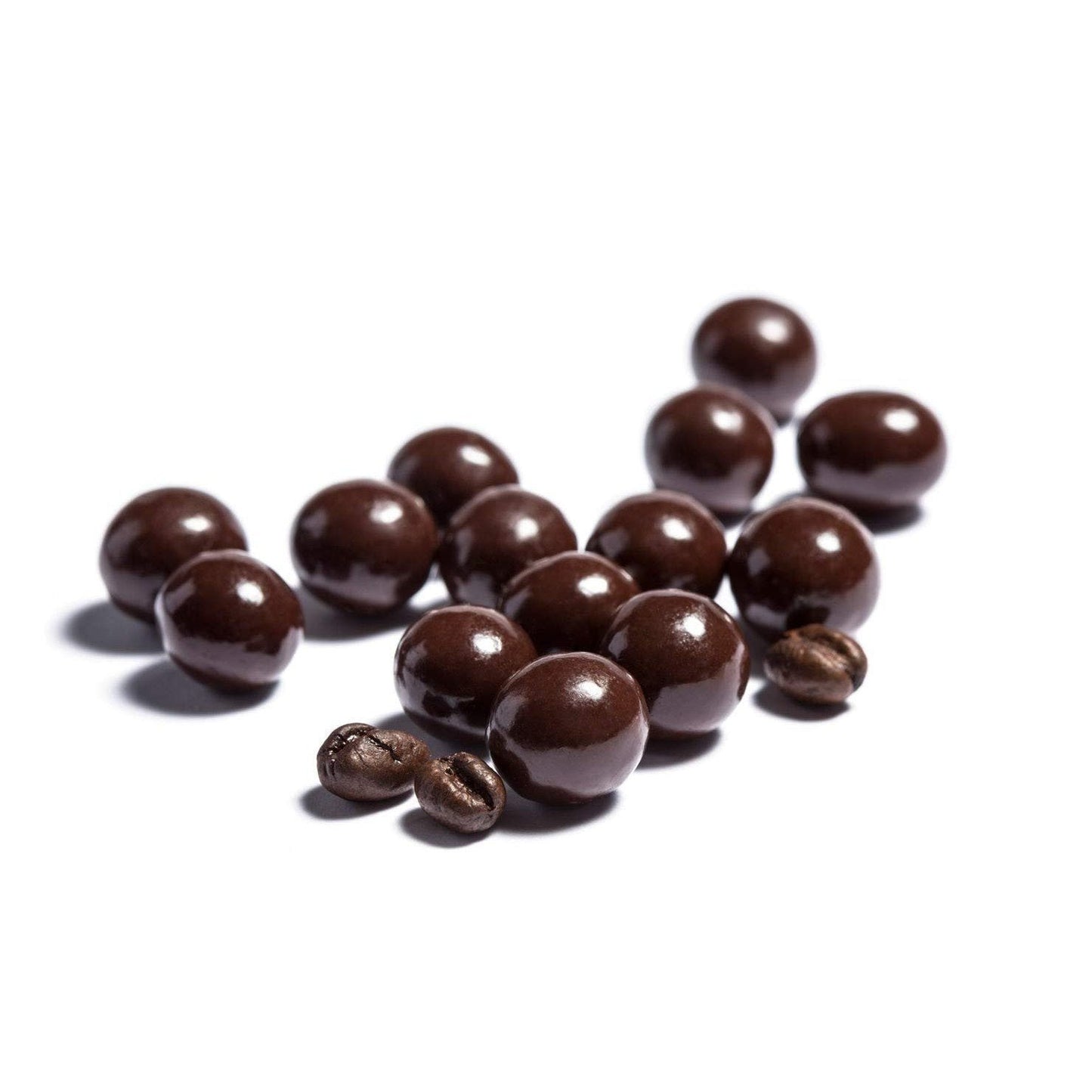 Granos de Café Espresso en Chocolate Oscuro Vegano Andy Anand - Caja de Regalo de 1 lb