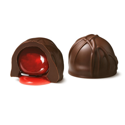 Andy Anand Sugar-Free Vegan Dark Chocolate Cherry Cordial Truffles - 24 Pc Gift Box