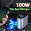 Chargeur de voiture en métal premium - Adaptateur USB-C super rapide 100W