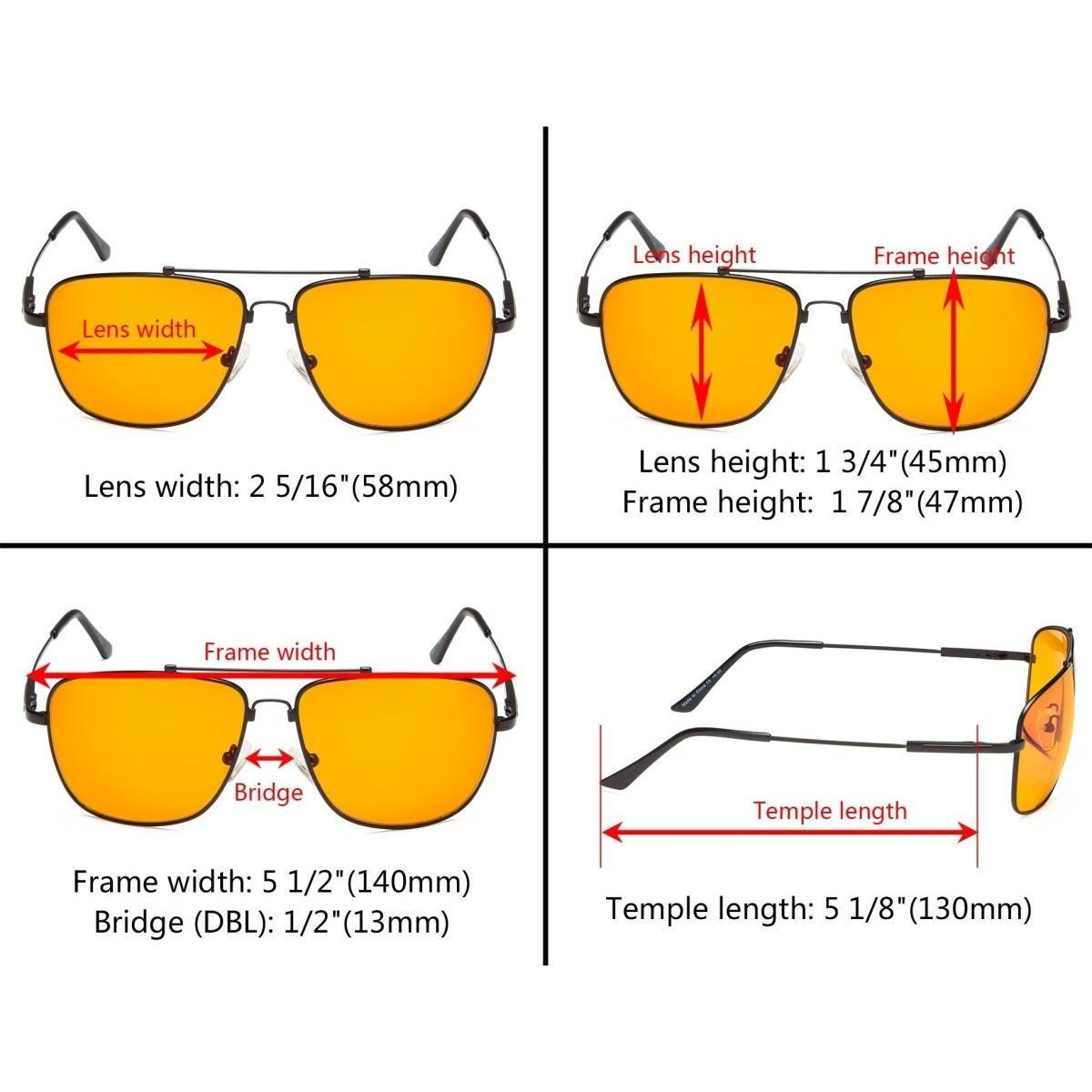 Gafas de bloqueo de luz azul Pilot DS1801