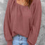 Square Neck Raglan Sleeve T-Shirt