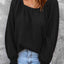 Square Neck Raglan Sleeve T-Shirt