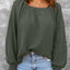 Square Neck Raglan Sleeve T-Shirt