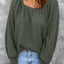 Square Neck Raglan Sleeve T-Shirt