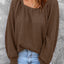 Square Neck Raglan Sleeve T-Shirt
