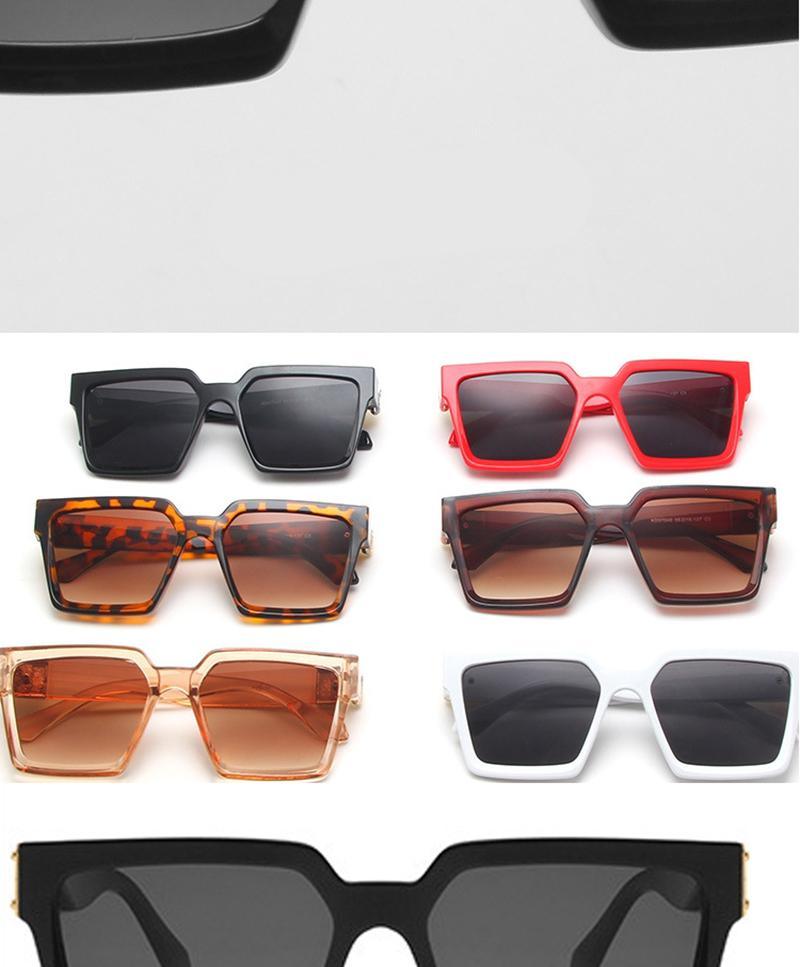 Gafas de sol cuadradas de lujo para mujeres y hombres