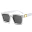 Gafas de sol cuadradas de lujo para mujeres y hombres