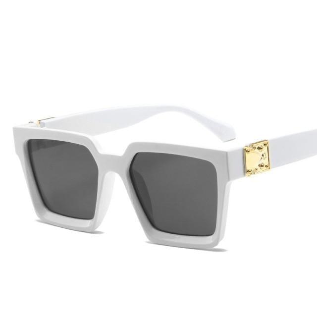 Gafas de sol cuadradas de lujo para mujeres y hombres