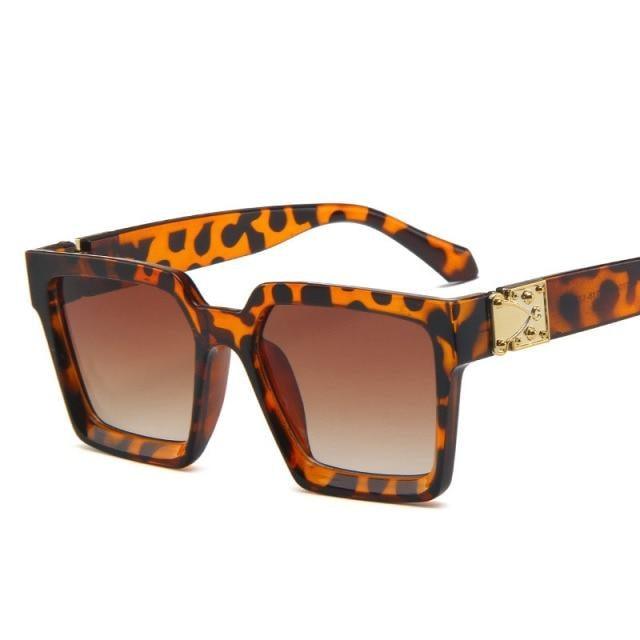 Gafas de sol cuadradas de lujo para mujeres y hombres