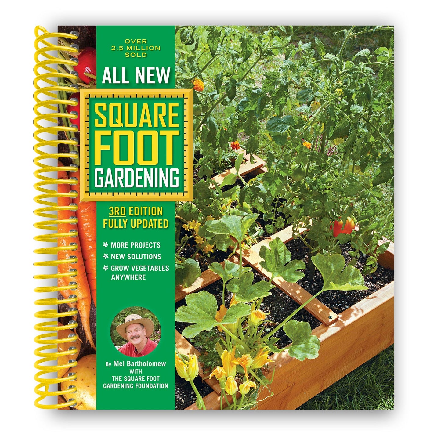 Ultimate Guide to Square Foot Gardening, 3rd Edition: Innovative Projects & Solutions for Growing Vegetables Anywhere (Spiral Bound) - Korvel