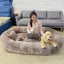 Cama Humana Sobredimensionada para Perros - Desmontable y Lavable
