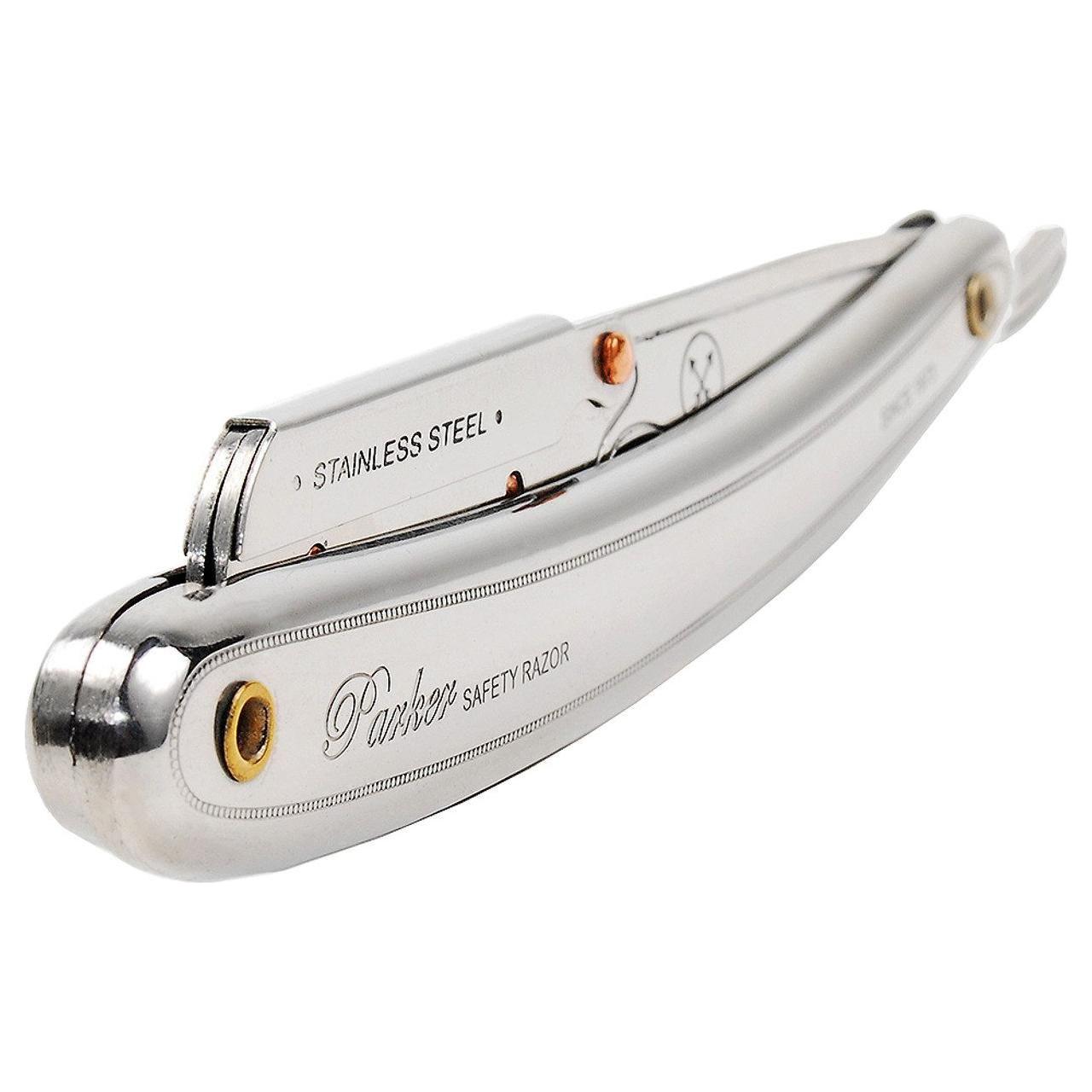 Parker SR1 Clip-Type Stainless Steel Shavette Razor