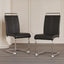 Modern PU Faux Leather Dining Chairs - Set of 4