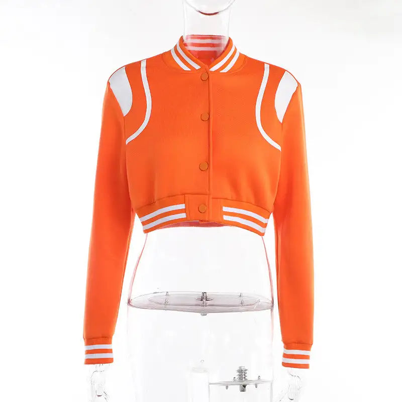 Veste Varsity Croppée
