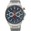 Montre classique Seiko pour homme - Cadran bleu