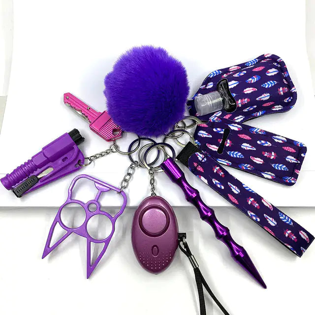 Compact Survival Self Defense Keychain