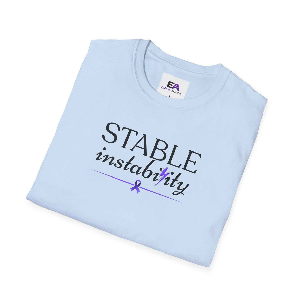 T-shirt unisexe de sensibilisation à l'épilepsie Stable Instability