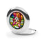Stained Glass Cat Compact Travel Mirror for Pet Lovers