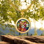 Artisan Stained Glass Cat Pendant Necklace - Korvel